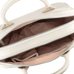 Bauletto Olivia in pelle con tracolla colore avorio