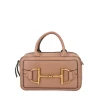 BAULETTO POSITANO CON ACCESSORIO STAFFA COLORE CUOIO