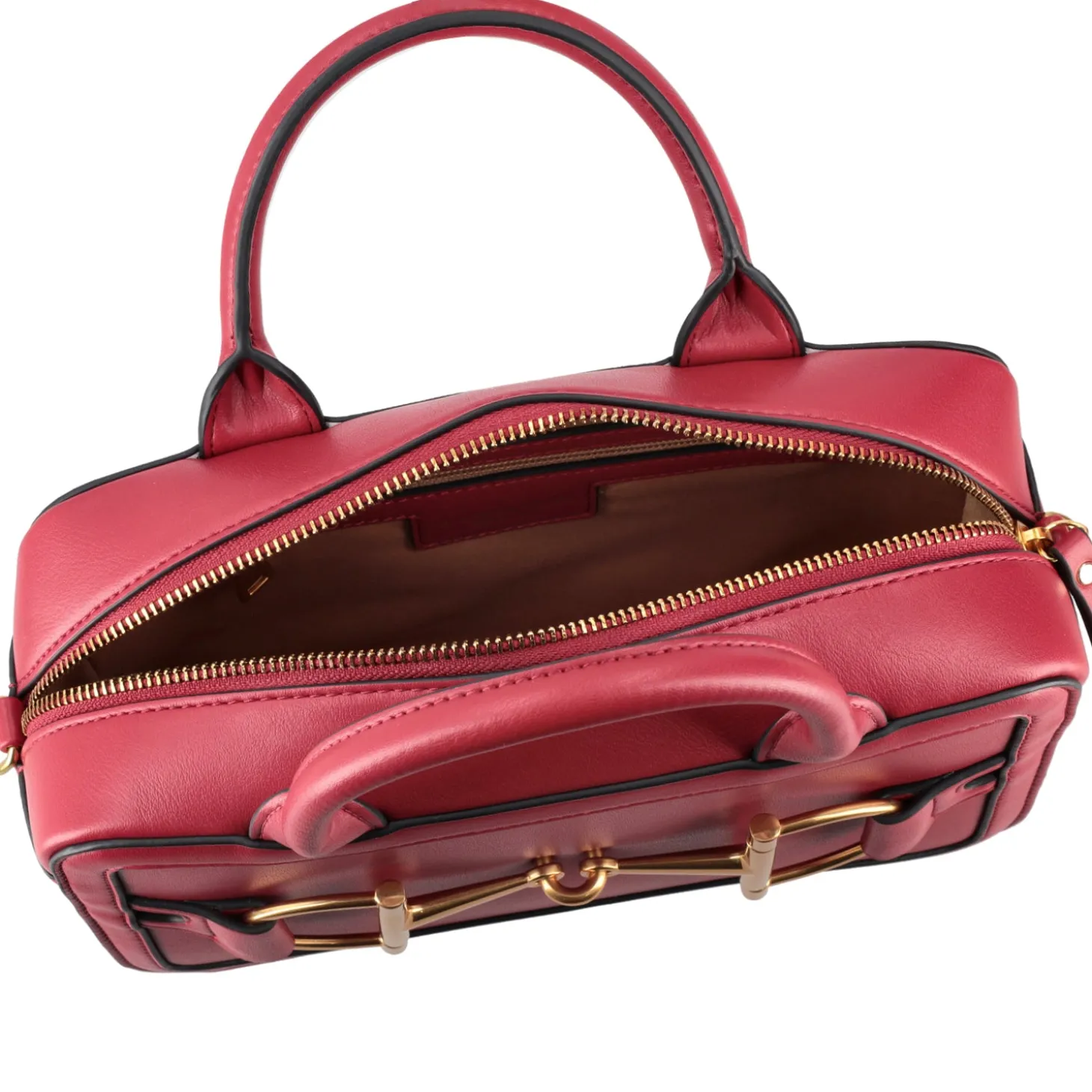 BAULETTO POSITANO CON ACCESSORIO STAFFA COLORE ROSSO SCURO