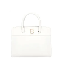 Borsa a mano con tracolla Bianca colore bianco