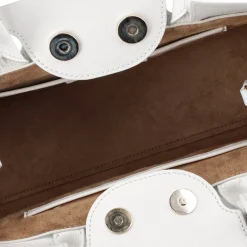 Borsa a mano con tracolla Bianca colore bianco