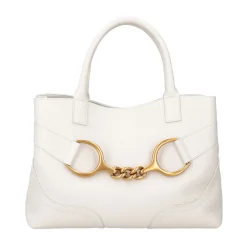 Borsa a mano grande Cecilia colore bianco