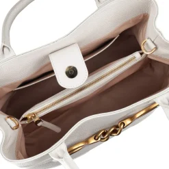 Borsa a mano grande Cecilia colore bianco