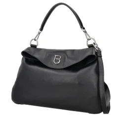 Borsa a mano grande Rebecca in pelle colore nero