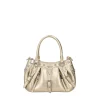 Borsa a mano Lea in pelle colore oro