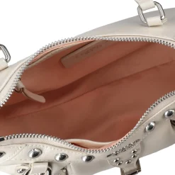 Borsa a mano Lea in pelle colore avorio