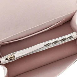 Borsa a spalla Denise con accessorio gioiello colore avorio