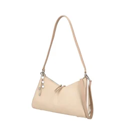 BORSA A SPALLA LOVE CON DETTAGLI CUORE COLORE BEIGE