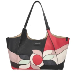 Borsa grande con patch Marcella colore nero