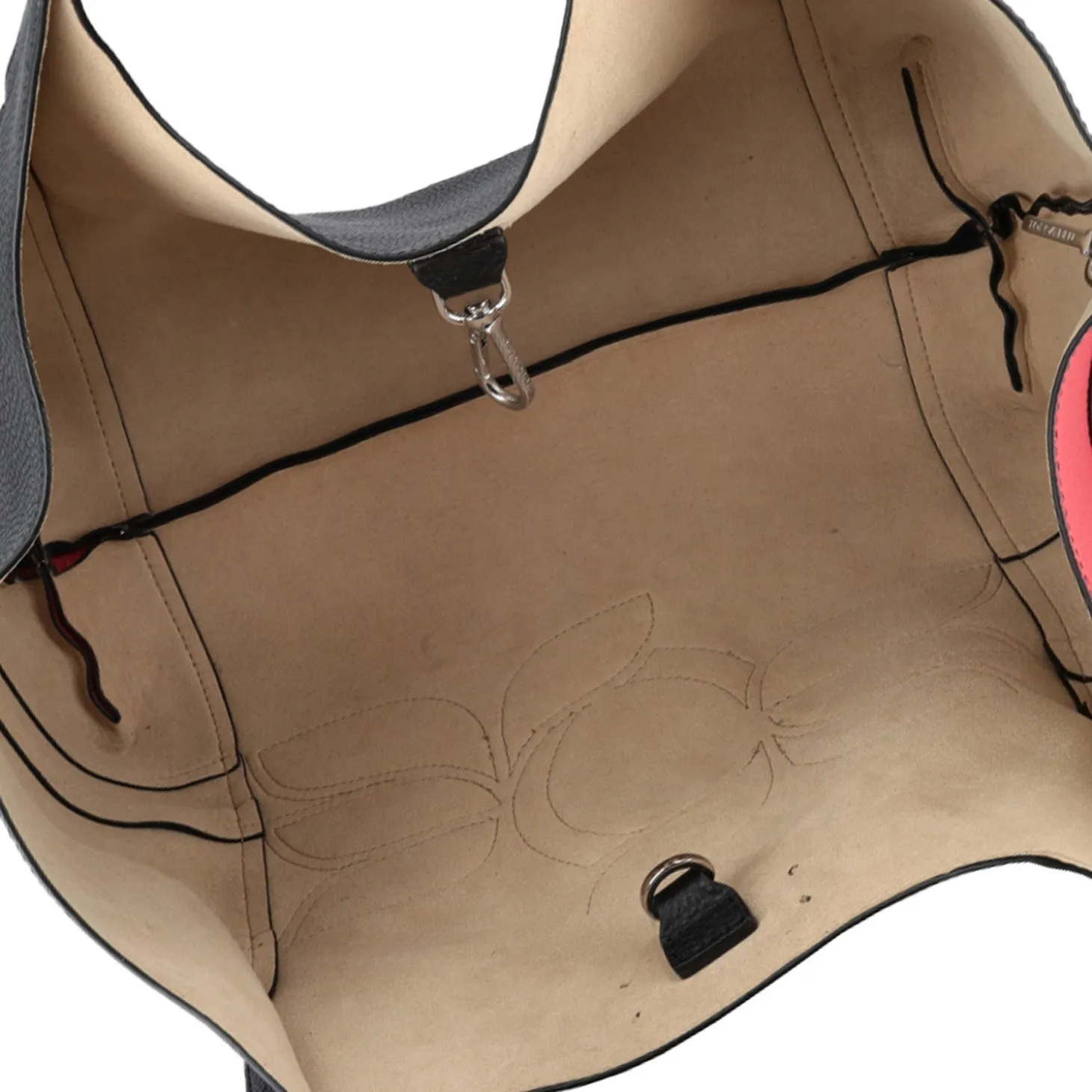 Borsa grande con patch Marcella colore nero