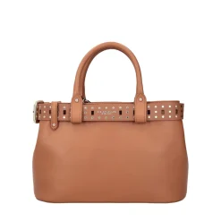 Borsa media Penelope con tracolla colore cuoio