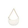 BORSA MEZZALUNA ADELE COLORE BIANCO