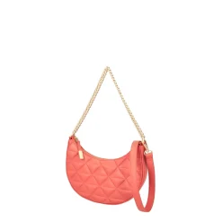 BORSA MEZZALUNA ADELE COLORE CORALLO