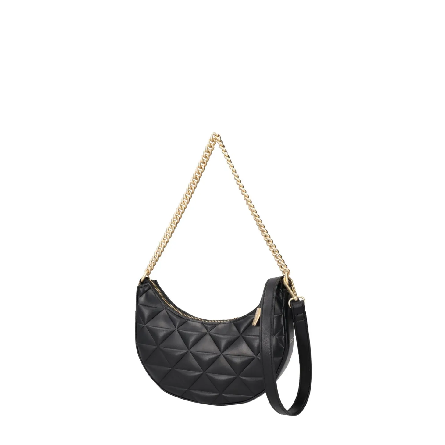 BORSA MEZZALUNA ADELE COLORE NERO