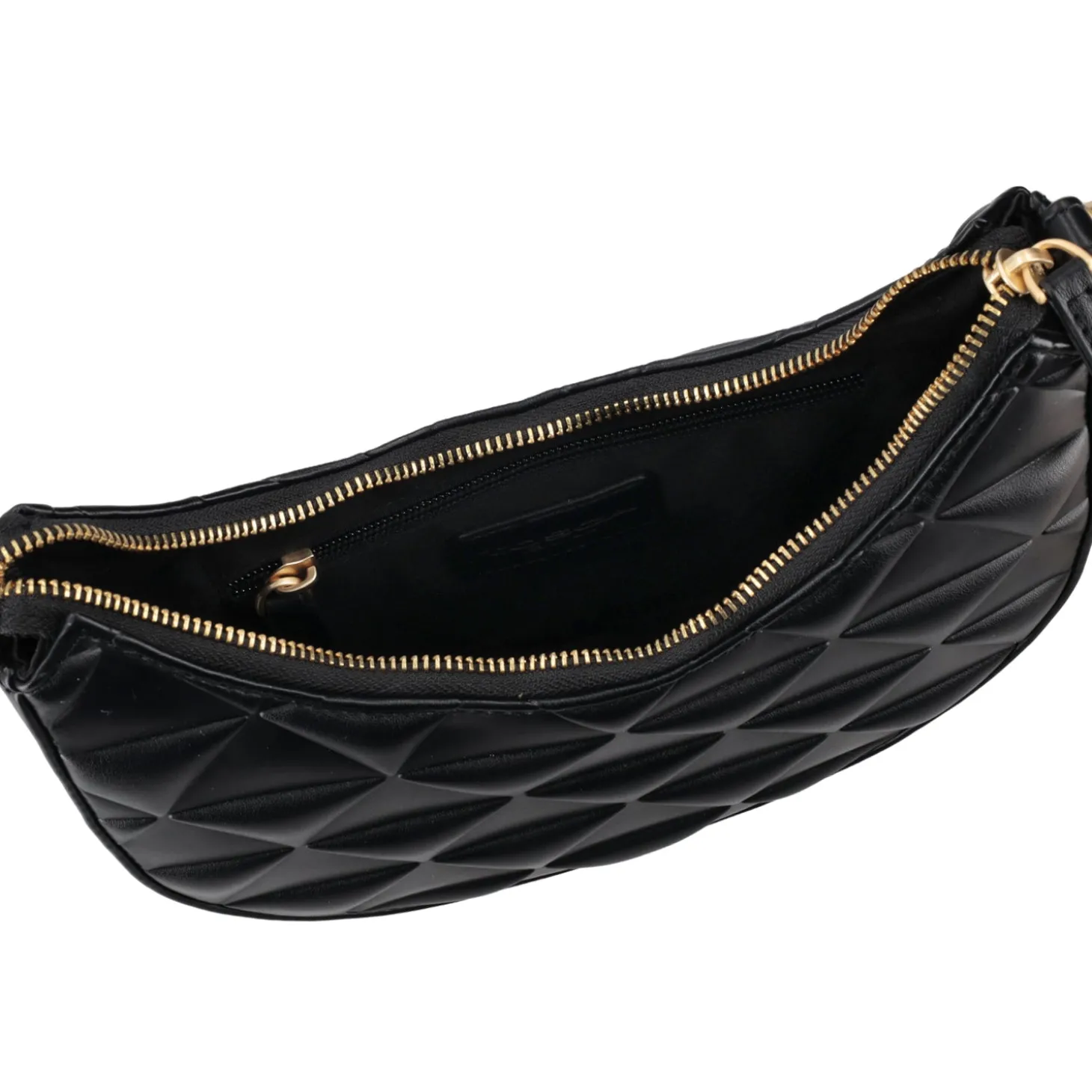 BORSA MEZZALUNA ADELE COLORE NERO