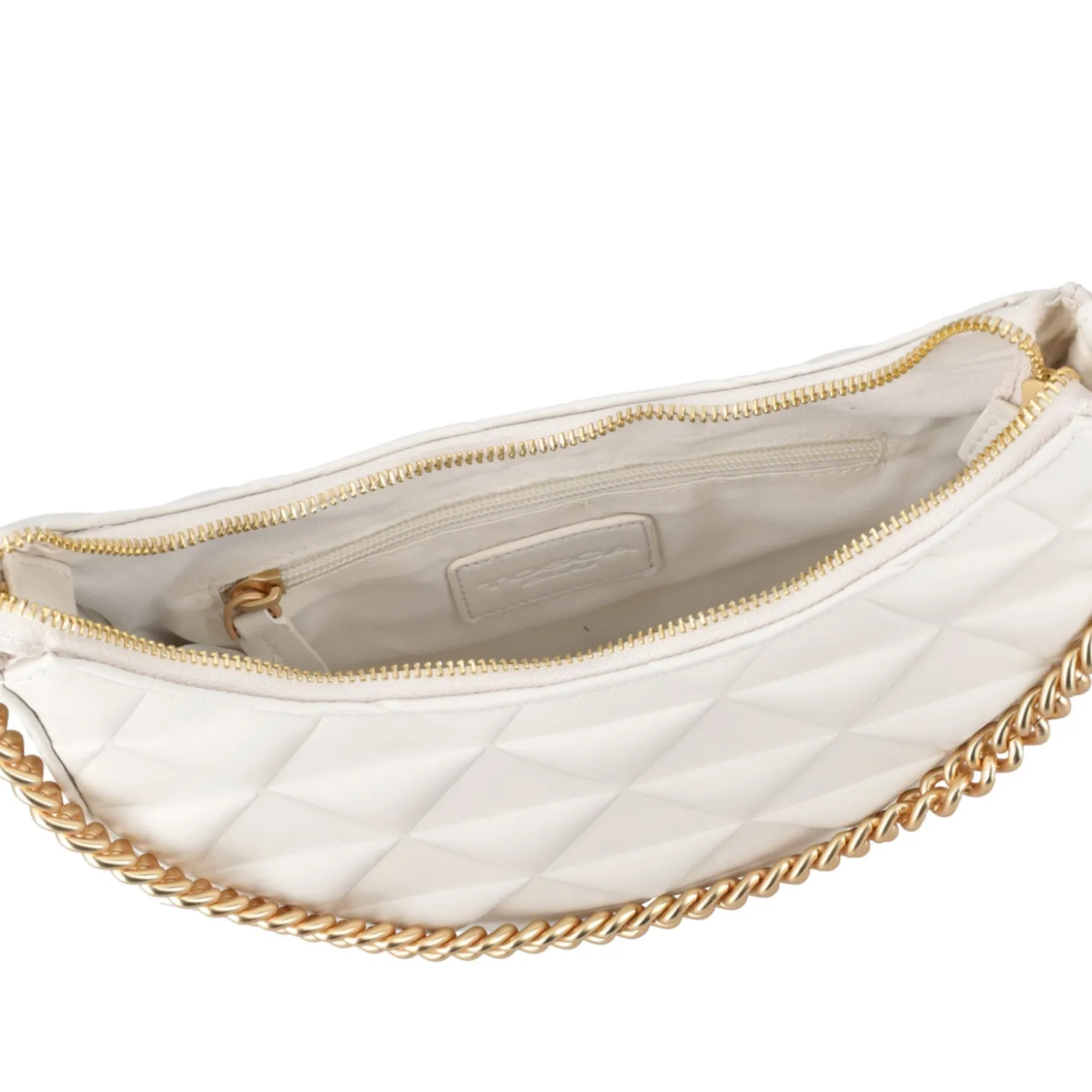 BORSA MEZZALUNA ADELE COLORE BIANCO