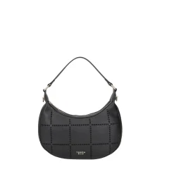 BORSA MEZZALUNA CAORLE CON TRACOLLA COLORE NERO