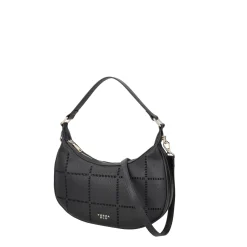 BORSA MEZZALUNA CAORLE CON TRACOLLA COLORE NERO