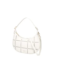 BORSA MEZZALUNA CAORLE CON TRACOLLA COLORE BIANCO