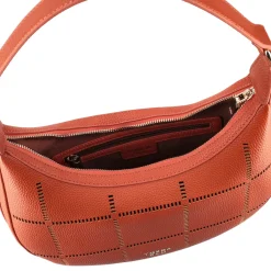 BORSA MEZZALUNA CAORLE CON TRACOLLA COLORE CUOIO