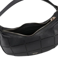 BORSA MEZZALUNA CAORLE CON TRACOLLA COLORE NERO