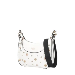Borsa piccola con borchie Betty colore bianco
