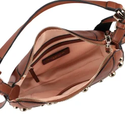 Borsa piccola con borchie Betty colore cuoio