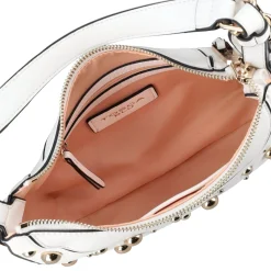 Borsa piccola con borchie Betty colore bianco
