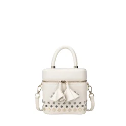 BORSA RIGIDA PALINURO CON BORCHIE COLORE BIANCO