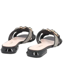 Ciabatta Nancy con accessorio colore nero