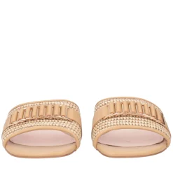Ciabatta Nancy in raffia colore beige
