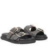 Ciabatta Skyler con microstrass colore nero