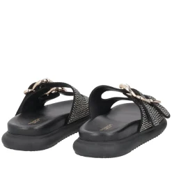 Ciabatta Skyler con microstrass colore nero
