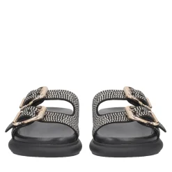 Ciabatta Skyler con microstrass colore nero