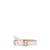 Cintura in pelle colore rosa
