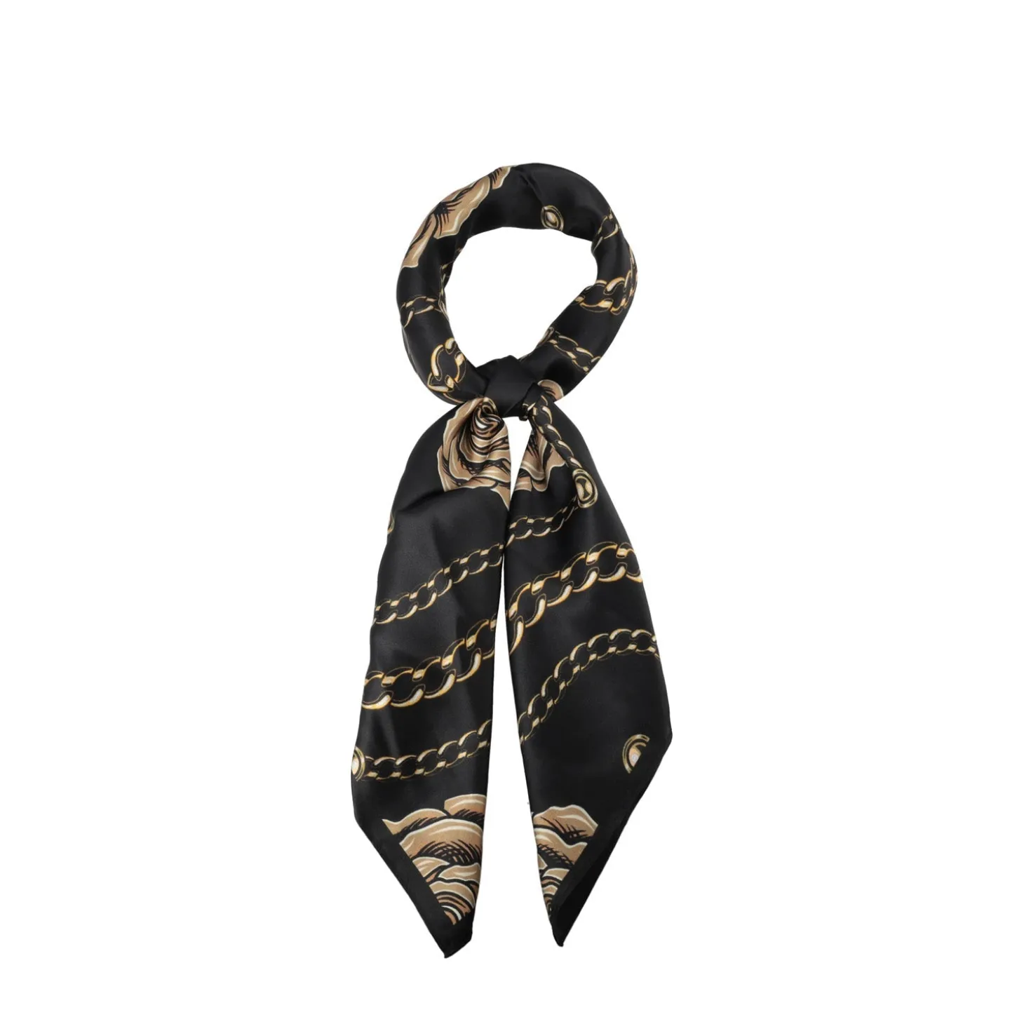 Foulard Alice in seta colore nero