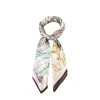 Foulard Alice in seta colore bianco