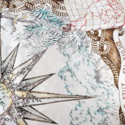 Foulard Alice in seta colore bianco