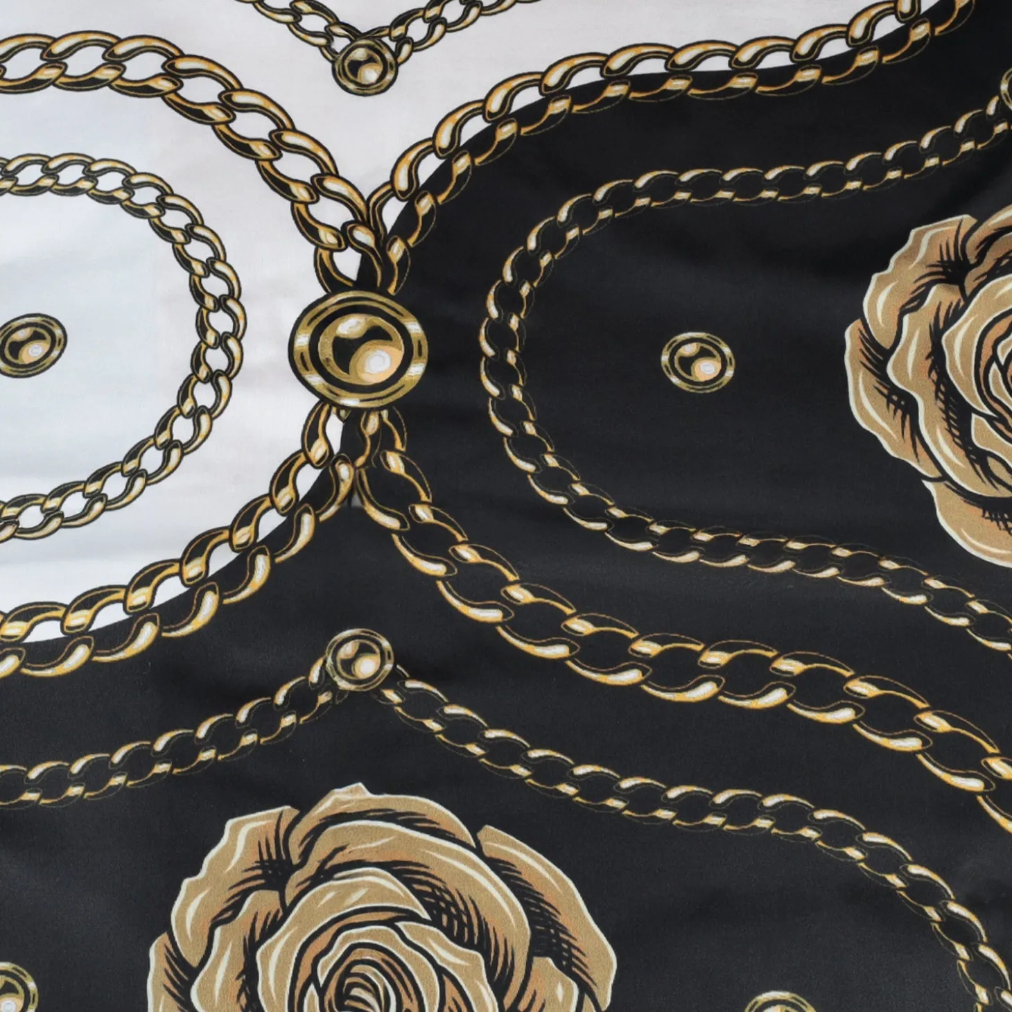 Foulard Alice in seta colore nero