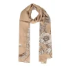 Foulard Anna con stampa colore oro