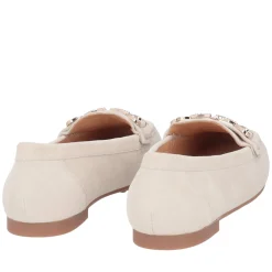 Mocassino Coco in pelle scamosciata colore avorio