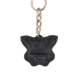 Portachiavi a farfalla con strass colore nero
