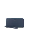 Portafoglio grande con zip tiny bags colore blu
