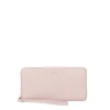 Portafoglio grande con zip tiny bags colore cipria