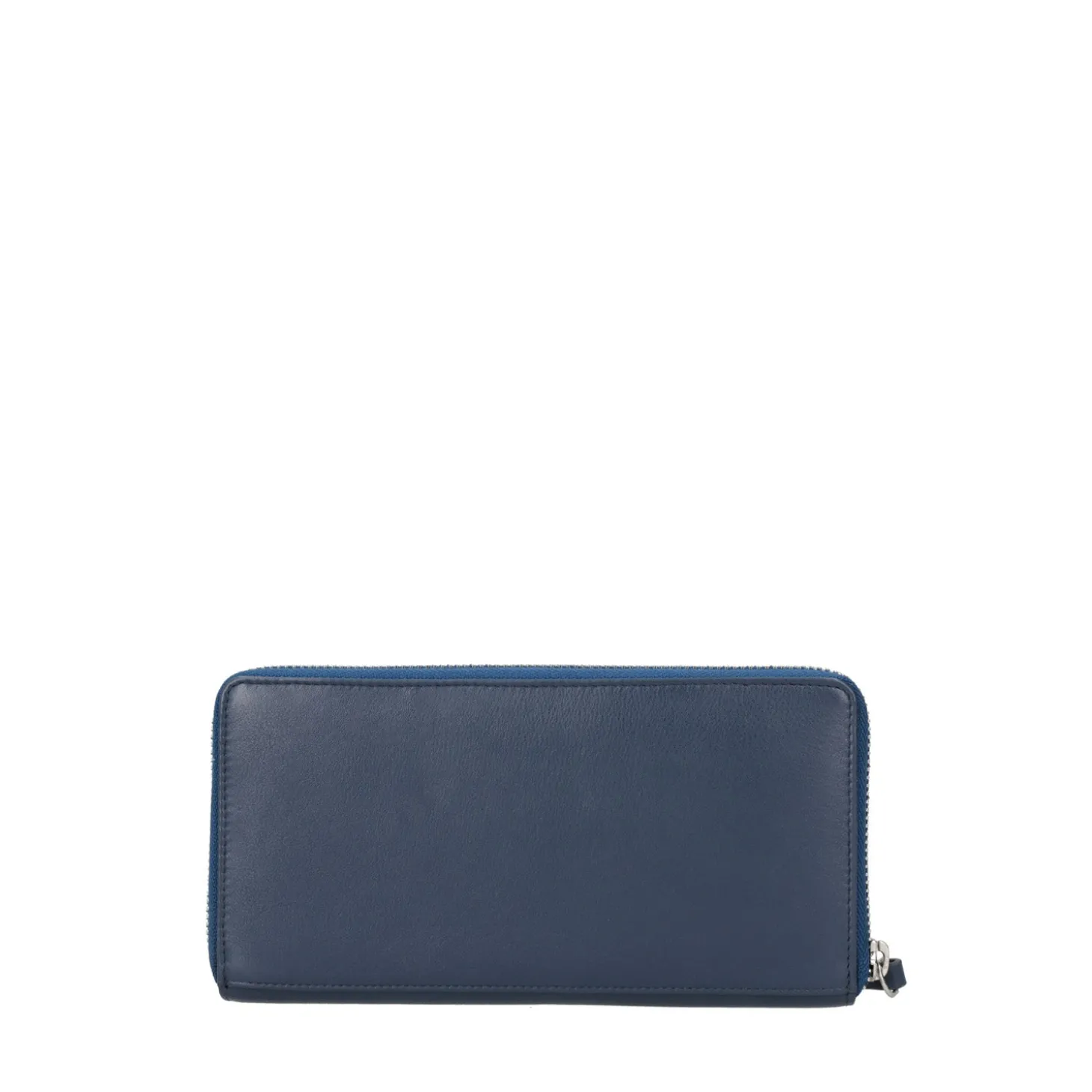 Portafoglio grande con zip tiny bags colore blu
