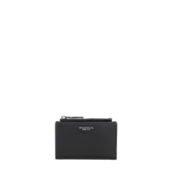 Portafoglio piccolo con zip tiny bags colore nero