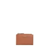 Portafoglio piccolo con zip tiny bags colore cuoio