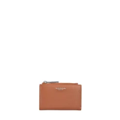 Portafoglio piccolo con zip tiny bags colore cuoio