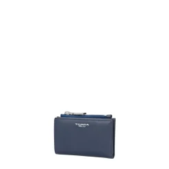 Portafoglio piccolo con zip tiny bags colore blu