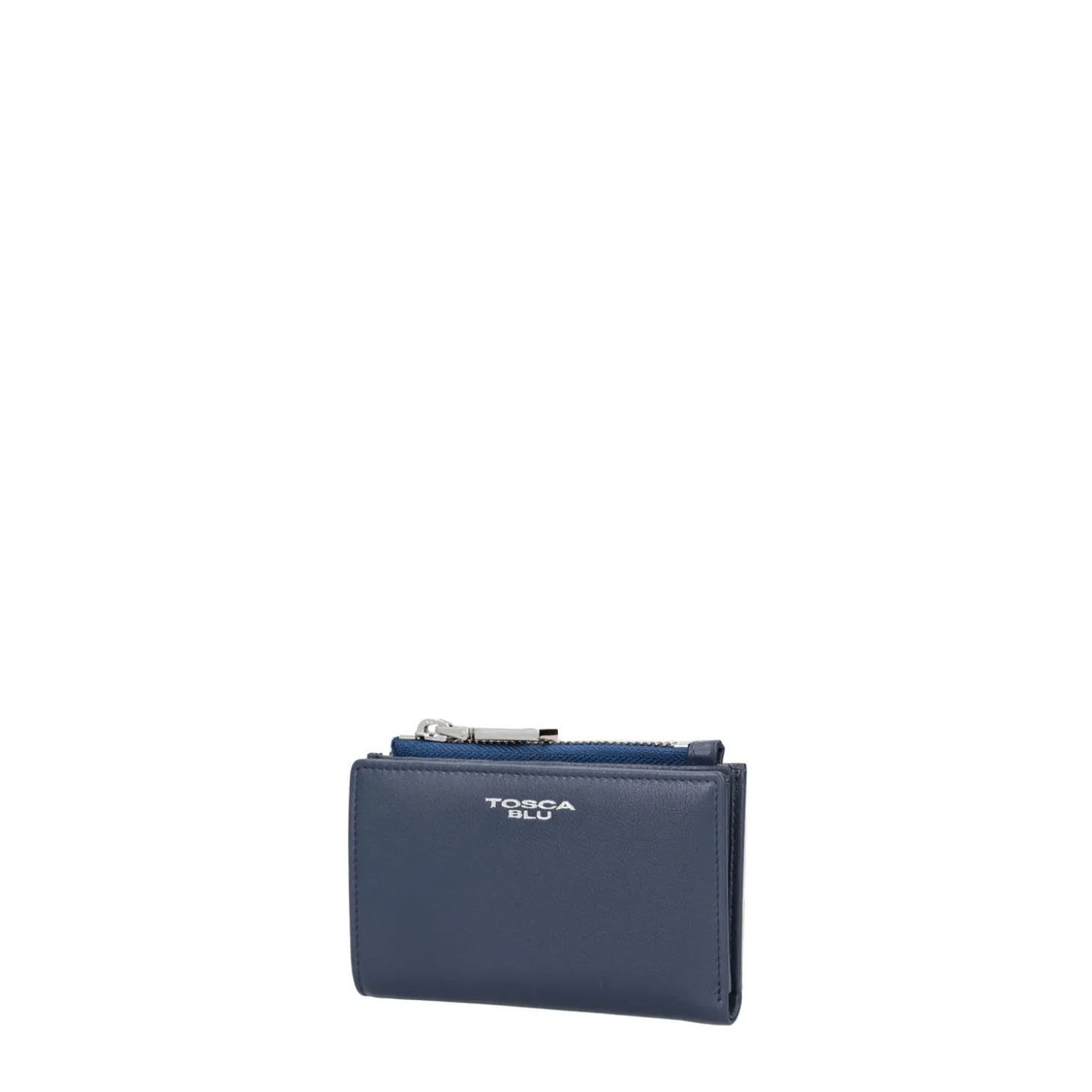 Portafoglio piccolo con zip tiny bags colore blu